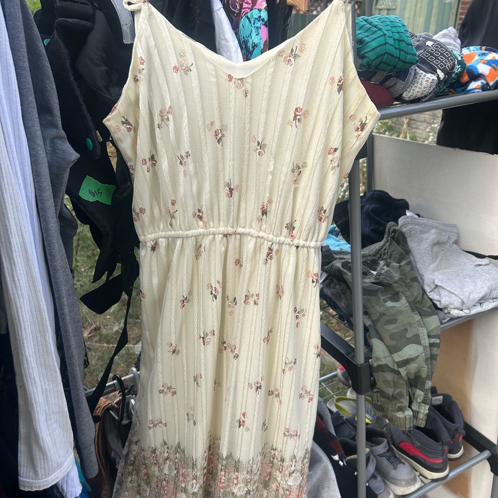 Floral Cream Dress